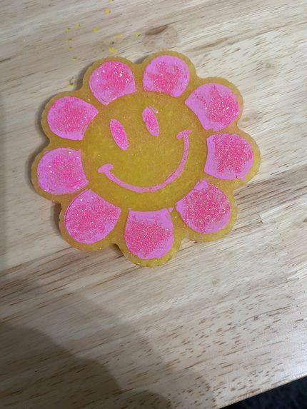 CAR FRESHIE SMILEY FACE FLOWER